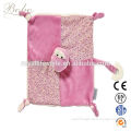 2014 New design lovely animal shaped dark pink forg plush doudou toys for kids and gift